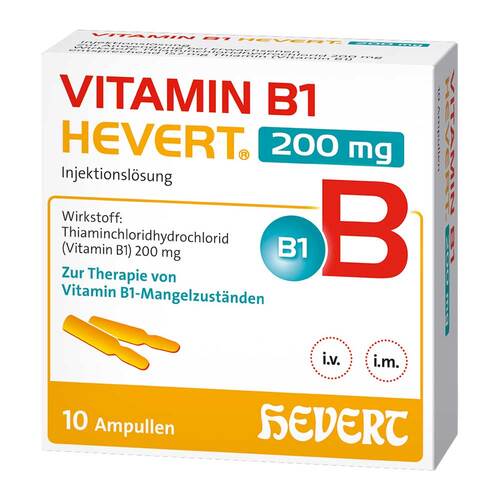Vitamin B1 Hevert 200 mg Injektionsl&ouml;sung Ampulle  - 1