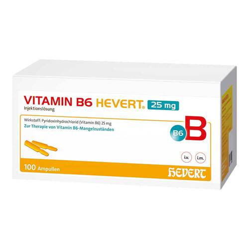 Vitamin B6 Hevert 25 mg Injektionsl&ouml;sung Ampulle  - 1