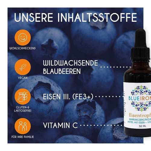 Blueiron Eisentropfen + Vitamin C - 2