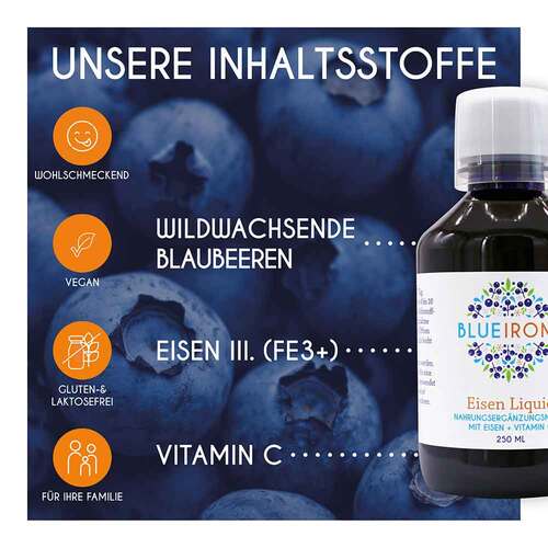 Blueiron Eisen Liquid Fl&uuml;ssigkeit zum Einnehmen - 2