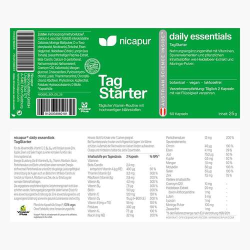 Nicapur Tagstarter Kapseln - 3