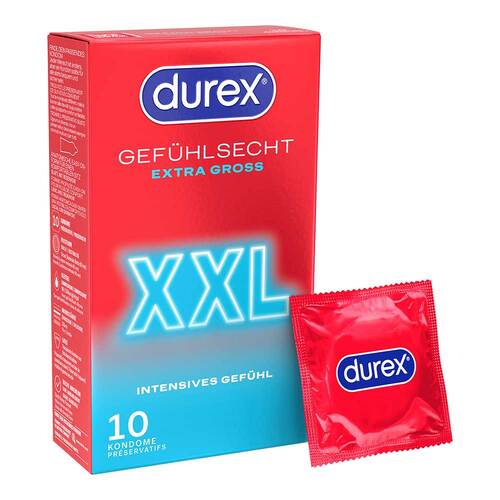 Durex Gef&uuml;hlsecht XXL Kondome - 1