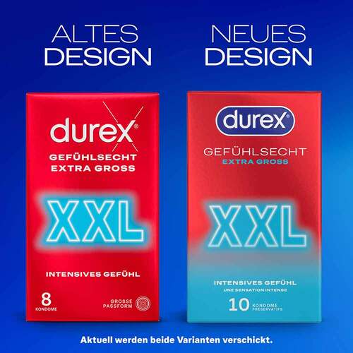 Durex Gef&uuml;hlsecht XXL Kondome - 3