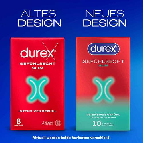 Durex Gef&uuml;hlsecht Slim Kondome - 3