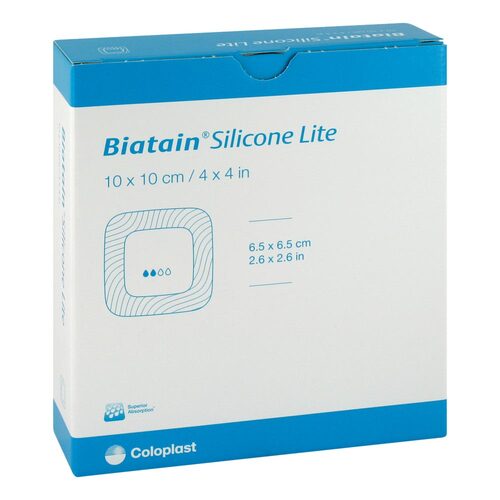 Biatain Silicone Lite Schaumverband 10x10 cm - 1