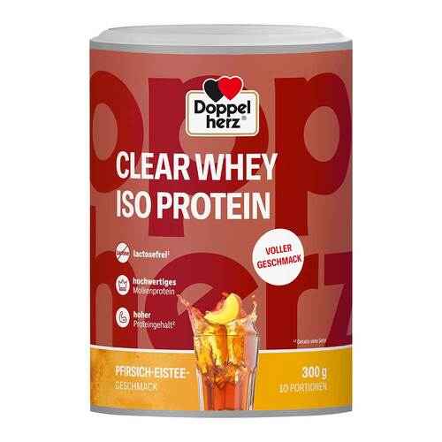 Doppelherz Clear Whey Iso Protein Pfirsich-Eistee - 1