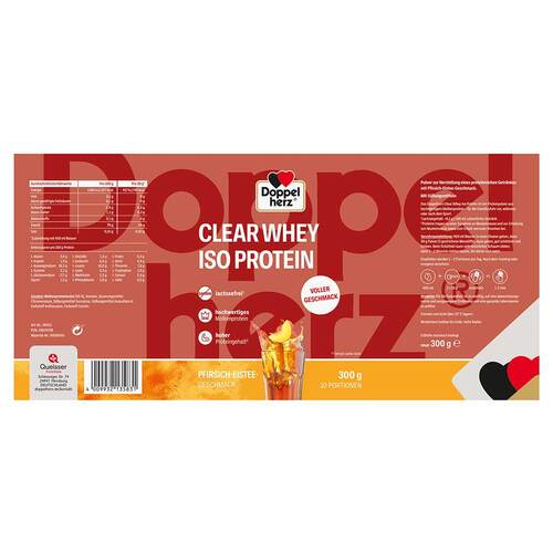 Doppelherz Clear Whey Iso Protein Pfirsich-Eistee - 2