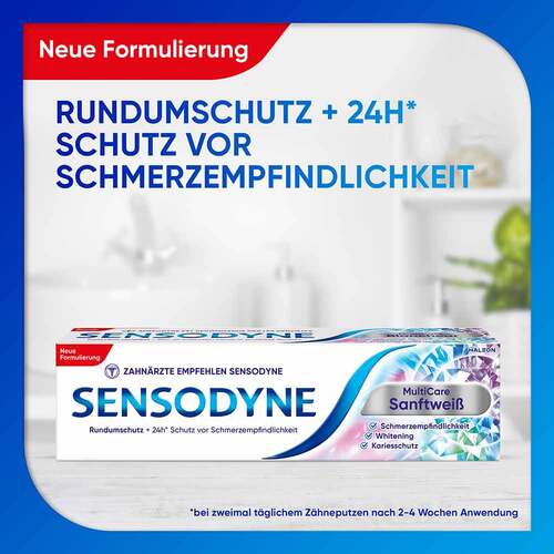 Sensodyne Multicare Sanftwei&szlig; Zahnpasta - 2
