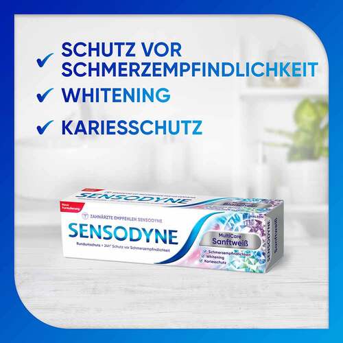 Sensodyne Multicare Sanftwei&szlig; Zahnpasta - 5