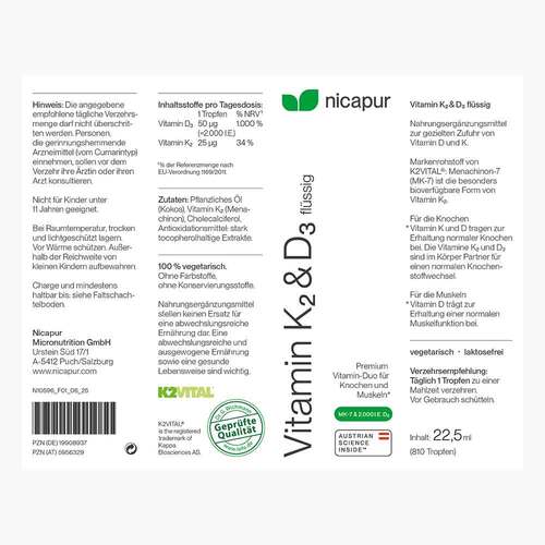Vitamin K2 &amp; D3 fl&uuml;ssig - 2