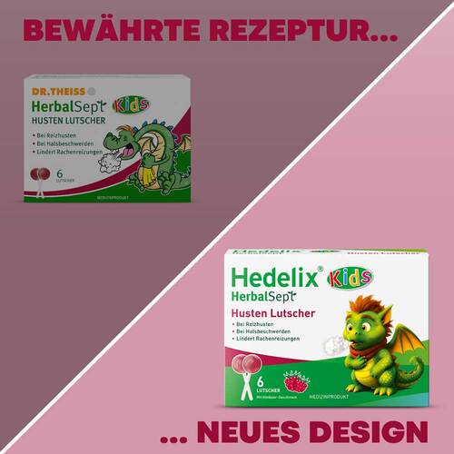 Hedelix Herbalsept Husten Lutscher Kids - 8