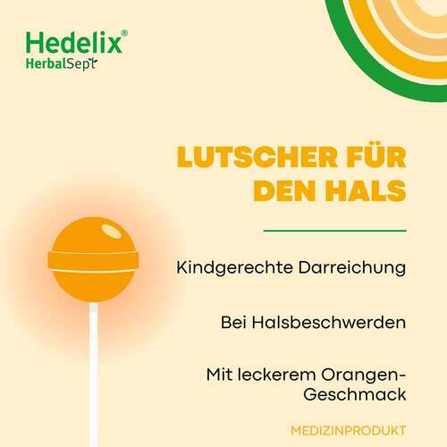 Hedelix Herbalsept Hals Lutscher Kids - 3