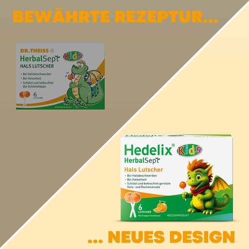 Hedelix Herbalsept Hals Lutscher Kids - 8