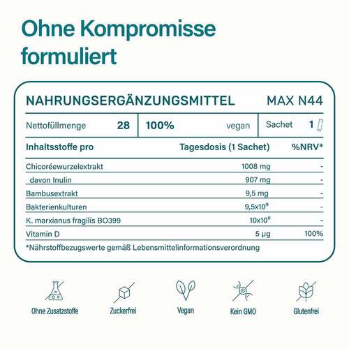 Nupure probadent Max N44 und Vitamin D3 Pulver Beutel - 3