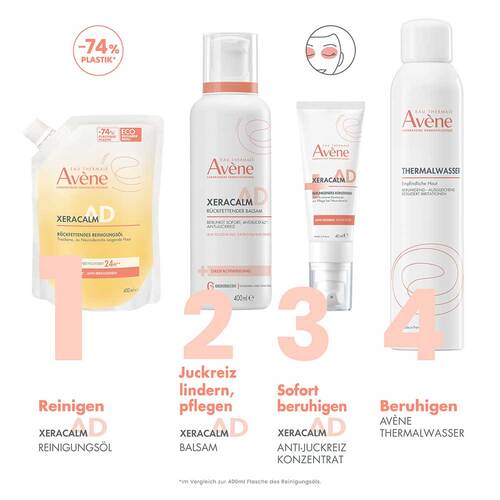 Avene Xeracalm A.D Reinigungs&ouml;l Nachf&uuml;llpack - 3