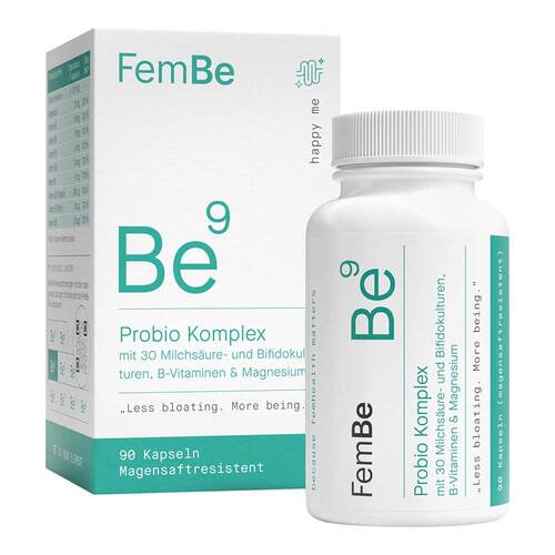 Fembe Be9 Probio Komplex Milchs&auml;ure Bifidokultivierte Bakterien-Vitamin Kapseln - 1