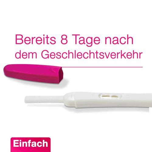 Fr&uuml;h Schwangerschaftstest ab Tag 8 Urin - 2