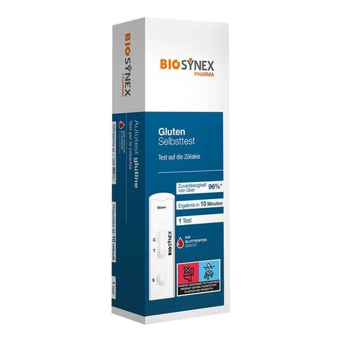 Gluten + Z&ouml;liakie Selbsttest 10 Minuten Blut - 1