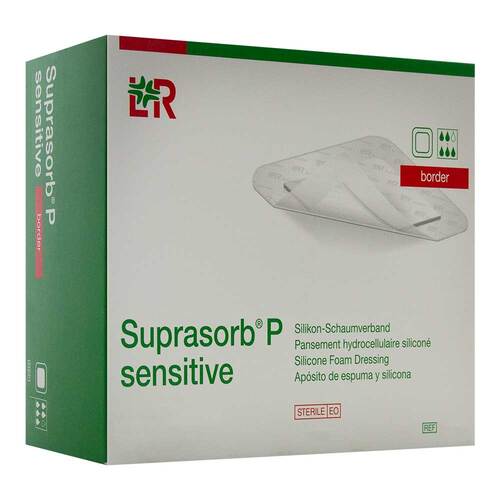 Suprasorb P sensitive PU-Schaumv.border 10x10cm - 1