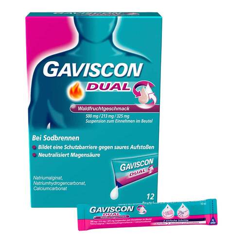 Gaviscon Dual Waldfrucht 500mg / 213mg / 325mg Sue - 1