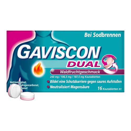 Gaviscon Dual Waldfrucht 250mg / 106,5mg / 187,5mg Kta - 1
