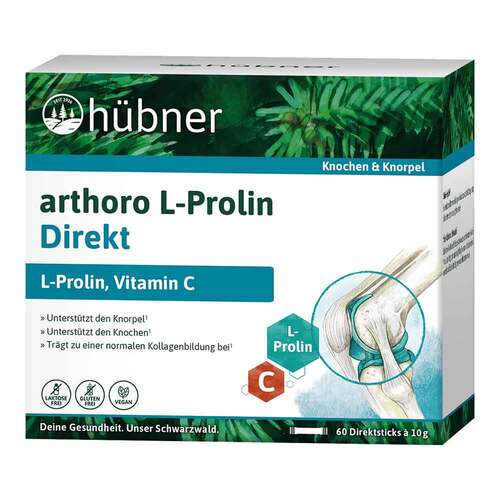 H&uuml;bner arthoro L-Prolin Direkt Pulver - 2