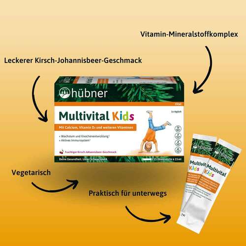H&uuml;bner Multivital Kids fl&uuml;ssig - 3
