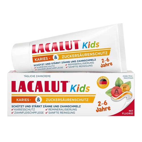 Lacalut Kids Karies &amp; Zuckers&auml;urenschutz 2 - 6 Jahre - 1