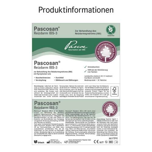 Pascosan Reizdarm Ibs-3 Tabletten - 7