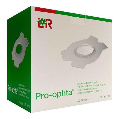 Pro-Ophta Augenverband S gro&szlig; - 1