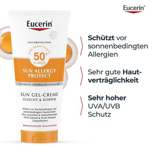 Eucerin Sun Allergie Gel LSF 50 +  - 3