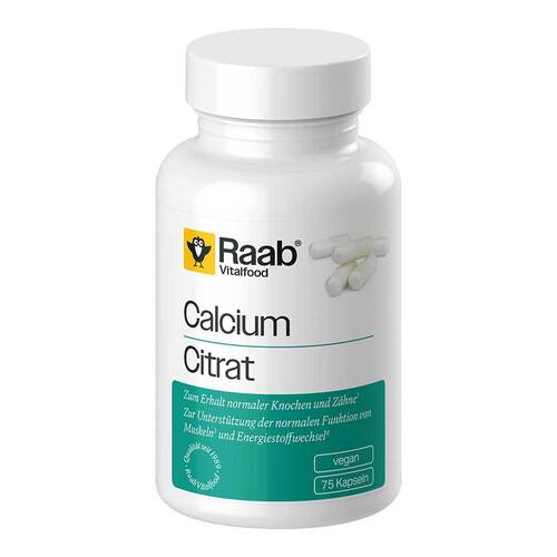 Raab Vitalfood Calciumcitrat Kapseln - 1