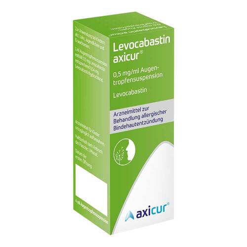 Levocabastin axicur 0,5 mg / ml Augentropfensuspension  - 1