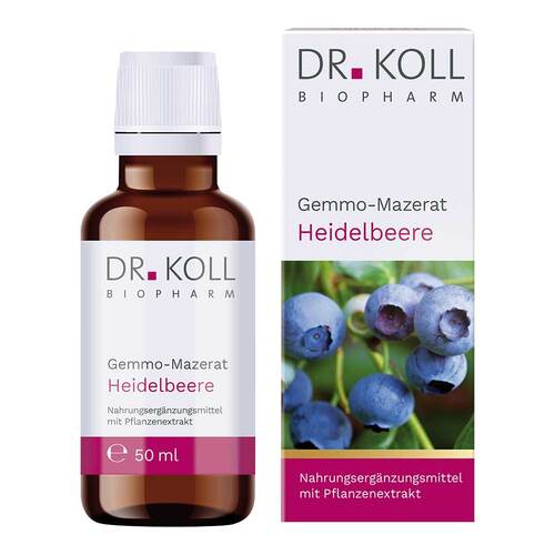 Gemmo-Mazerat Heidelbeere Dr. Koll Vaccinium Myrtillus Tropfen - 1