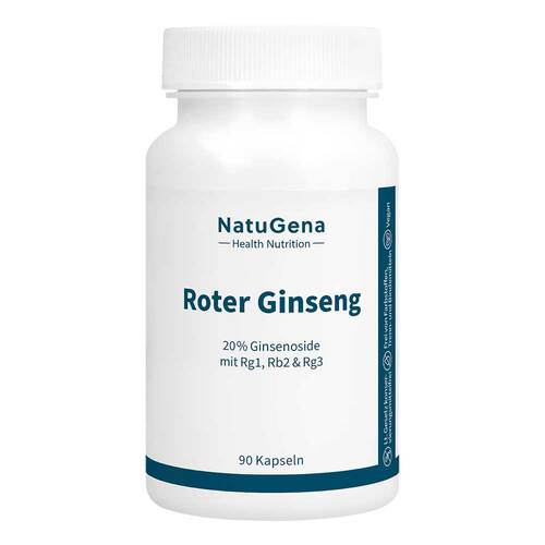 Roter Panax ginseng 20% Ginsenoside vegan Kapseln - 1