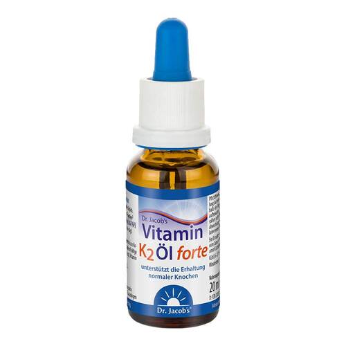 Vitamin K2 &Ouml;l forte 200µg all-trans MK7 Dr. Jacobs - 1