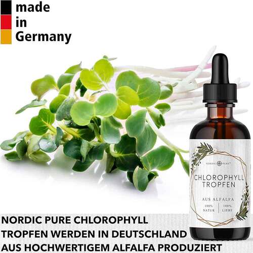 Chlorophyll-Tropfen aus Alfalfa Nordic Pure - 3