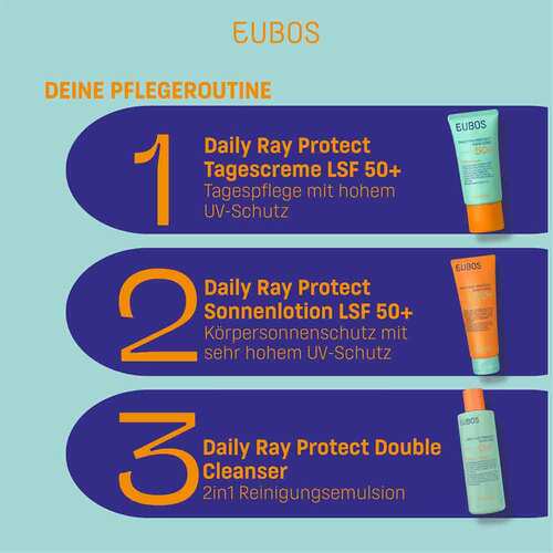 Eubos Daily Ray Protect Face Care double Cleanser - 7