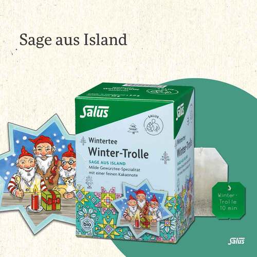 Winter-Trolle Wintertee Gew&uuml;rztee Bio Salus Fbeutel  - 4