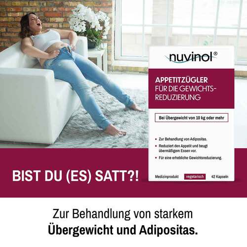 Nuvinol Appetitz&uuml;gler f&uuml;r die Gewichtsreduzier.Kapseln  - 2