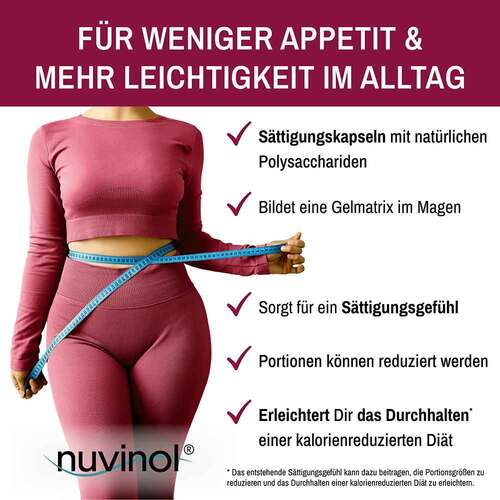 Nuvinol Appetitz&uuml;gler f&uuml;r die Gewichtsreduzier.Kapseln  - 4
