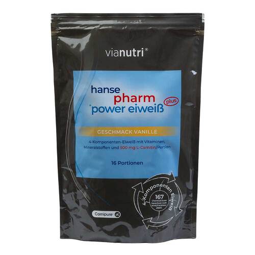 Power Eiweiss plus Protein Shake Pulver Vanille - 1