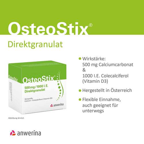 Osteostix 500 mg / 1000 I.E. Direktgranulat Beutel - 4