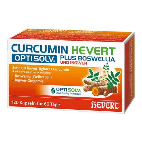 Curcumin Hevert Optisolv plus Boswellia + Ingwer Kps - 1