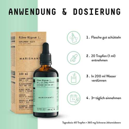 Schwarze Johannisbeere Extrakt Tropfen alkoholfrei - 3