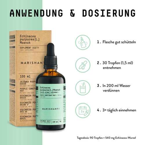 Echinacea Wurzel Extrakt Tropfen alkoholfrei - 3