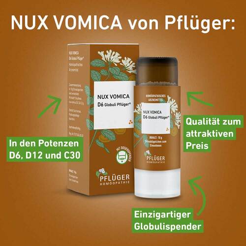 Nux vomica C 30 Globuli Pfl&uuml;ger Globulispender - 2