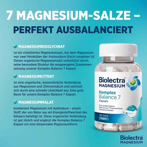 Biolectra Magnesium Komplex Balance 7 Kapseln - 6