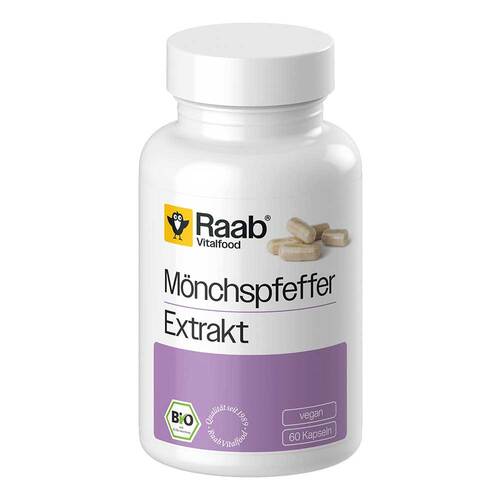 Raab Vitalfood M&ouml;nchspfeffer Extrakt Kapseln Bio - 1