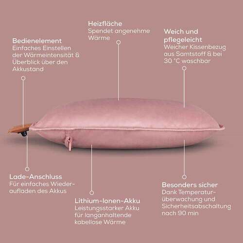Beurer HK77 Heaty Akku-Heizkissen blush-rose - 5